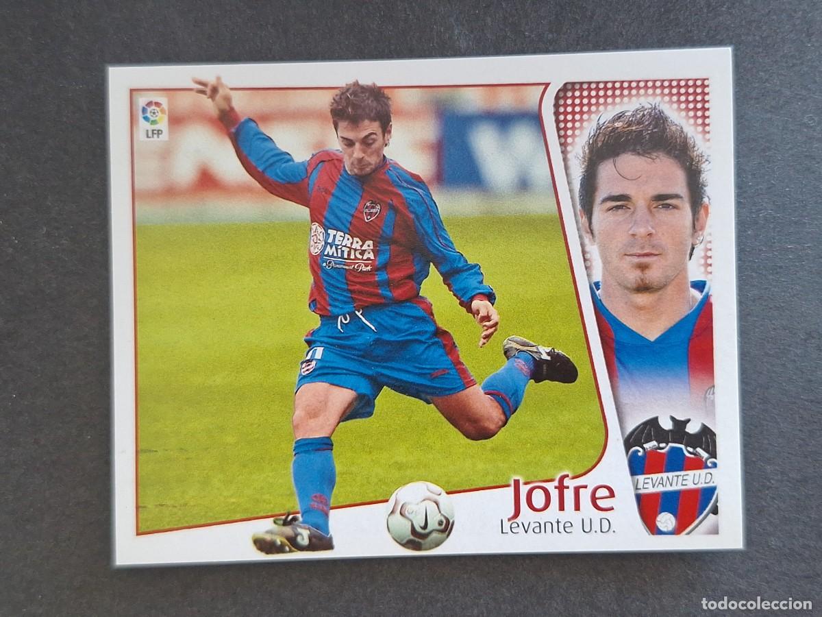 Fu&szlig;ball-Sticker: L4 JOFRE LEVANTE U. D. LIGA ESTE 2004 2005 04 05 NUNCA PEGADO SIN PEGAR
