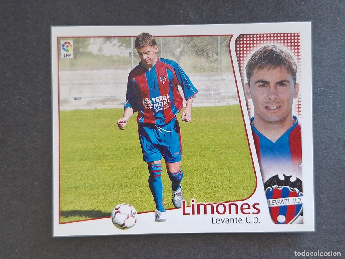 Fu&szlig;ball-Sticker: L4 LIMONES LEVANTE U. D. LIGA ESTE 2004 2005 04 05 NUNCA PEGADO SIN PEGAR