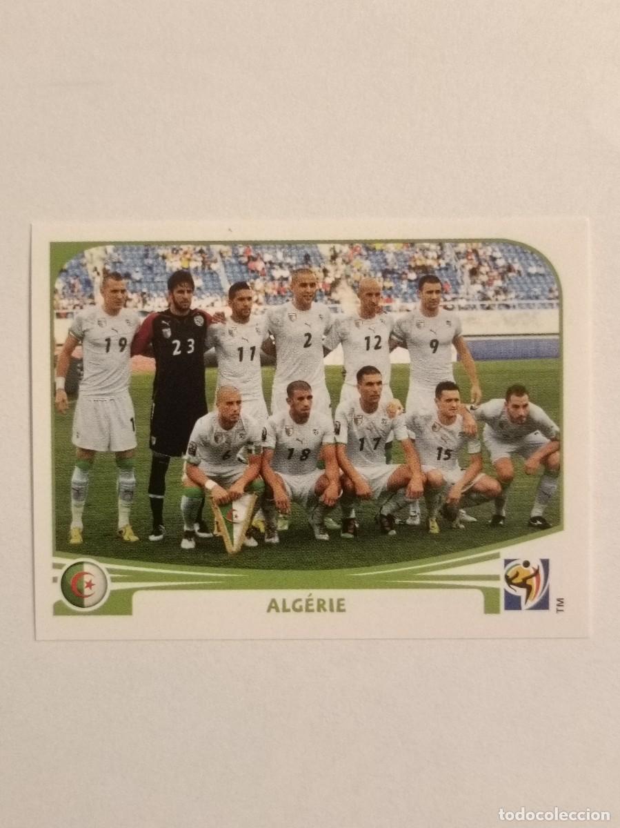 Fu&szlig;ball-Sticker: #220 ALINEACION (ARGELIA) MUNDIAL SUDAFRICA 2010 PANINI