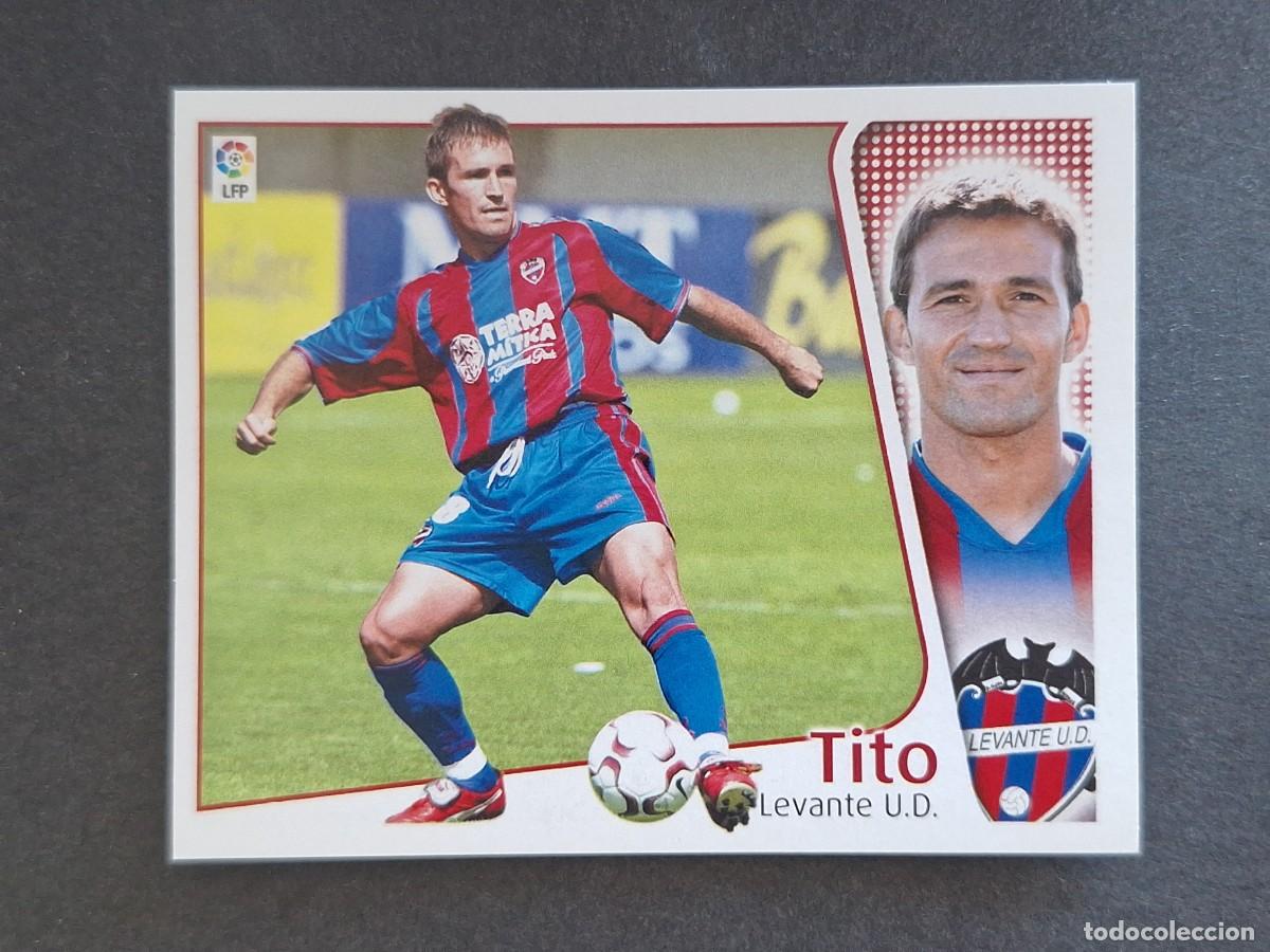 Fu&szlig;ball-Sticker: L4 TITO LEVANTE U. D. LIGA ESTE 2004 2005 04 05 NUNCA PEGADO SIN PEGAR