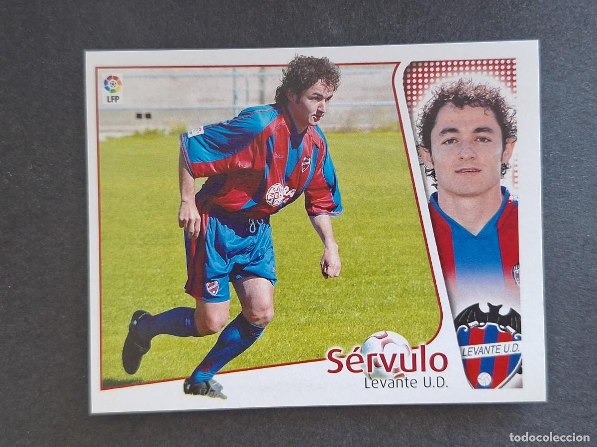 Fu&szlig;ball-Sticker: L4 SERVULO LEVANTE U. D. LIGA ESTE 2004 2005 04 05 NUNCA PEGADO SIN PEGAR