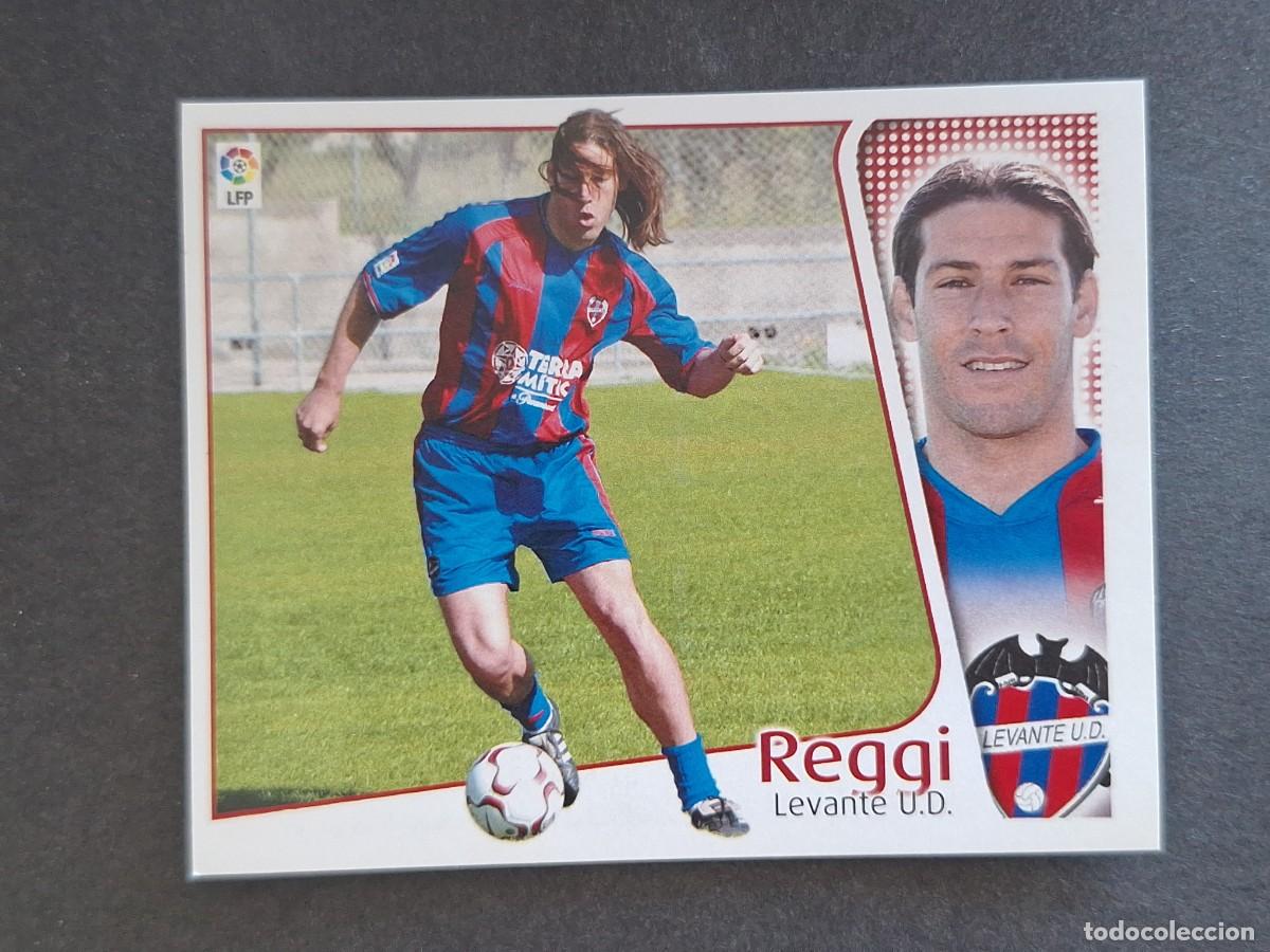 Cromos de f&uacute;tbol: L4 REGGI LEVANTE U. D. LIGA ESTE 2004 2005 04 05 NUNCA PEGADO SIN PEGAR