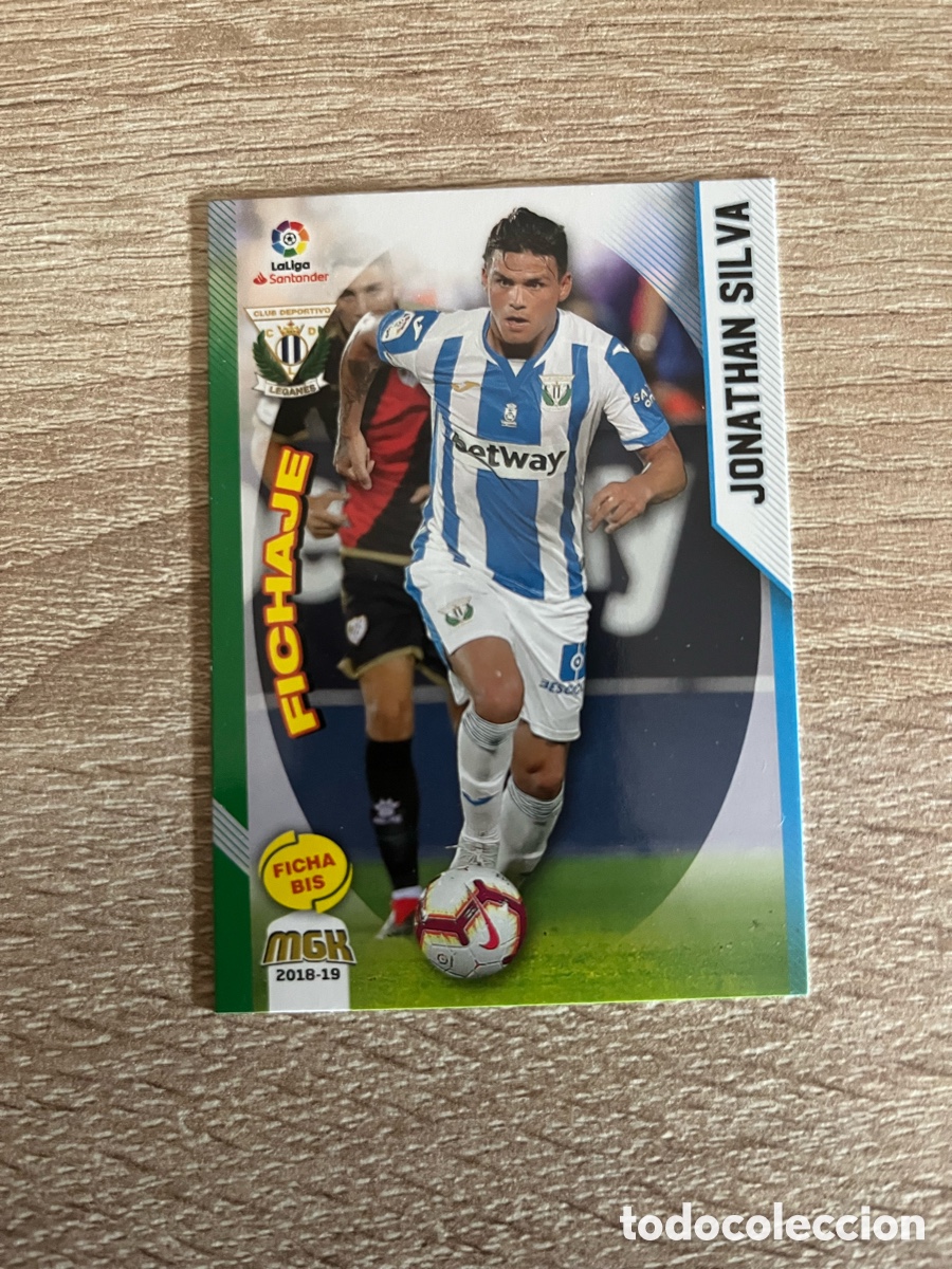 Cromos de f&uacute;tbol: 306 BIS JONATHAN SILVA FICHAJE MEGACRACKS MGK 2018 2019 18 19 LEGAN&Eacute;S