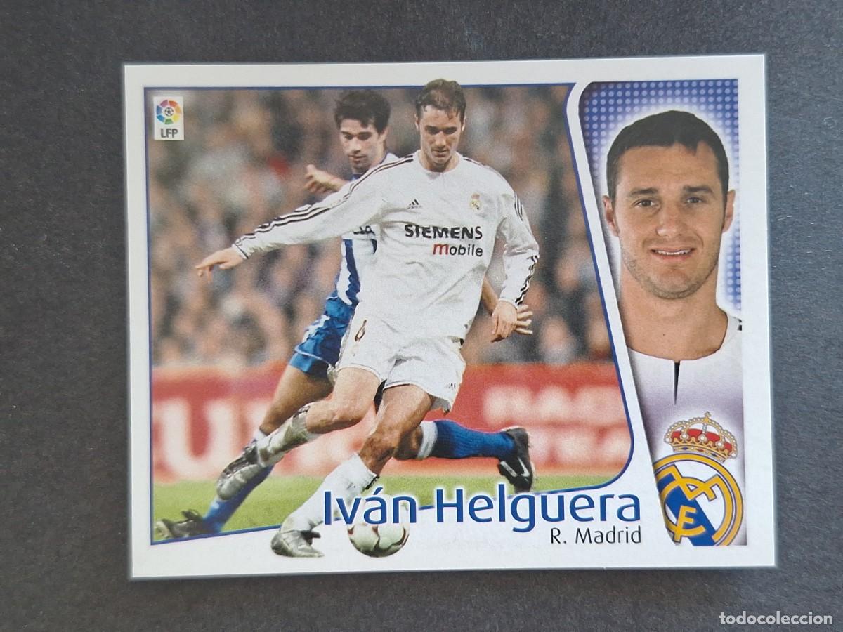Cromos de f&uacute;tbol: L4 IVAN HELGUERA REAL MADRID LIGA ESTE 2004 2005 04 05 NUNCA PEGADO SIN PEGAR