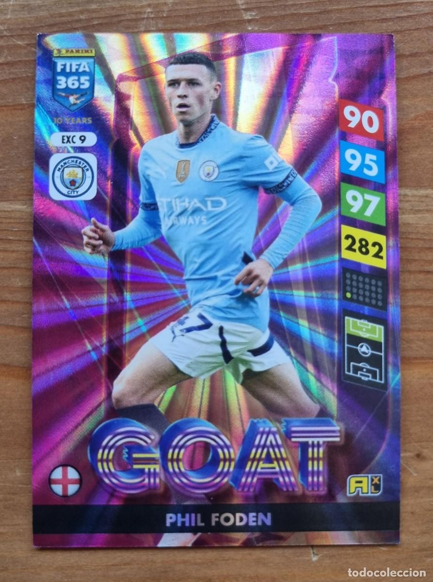 Cromos de f&uacute;tbol: EXC 9 Phil FODEN (Manchester City) GOAT. FIFA 365 2025 Adrenalyn XL (Panini) NUEVO