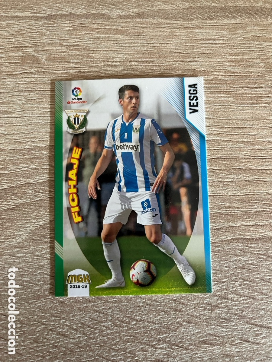 Cromos de f&uacute;tbol: 311 VESGA FICHAJE MEGACRACKS MGK 2018 2019 18 19 LEGAN&Eacute;S
