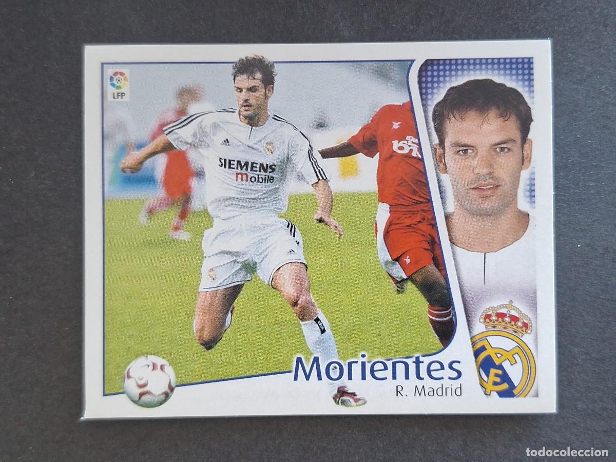 Figurine di Calcio: L4 MORIENTES REAL MADRID LIGA ESTE 2004 2005 04 05 NUNCA PEGADO SIN PEGAR