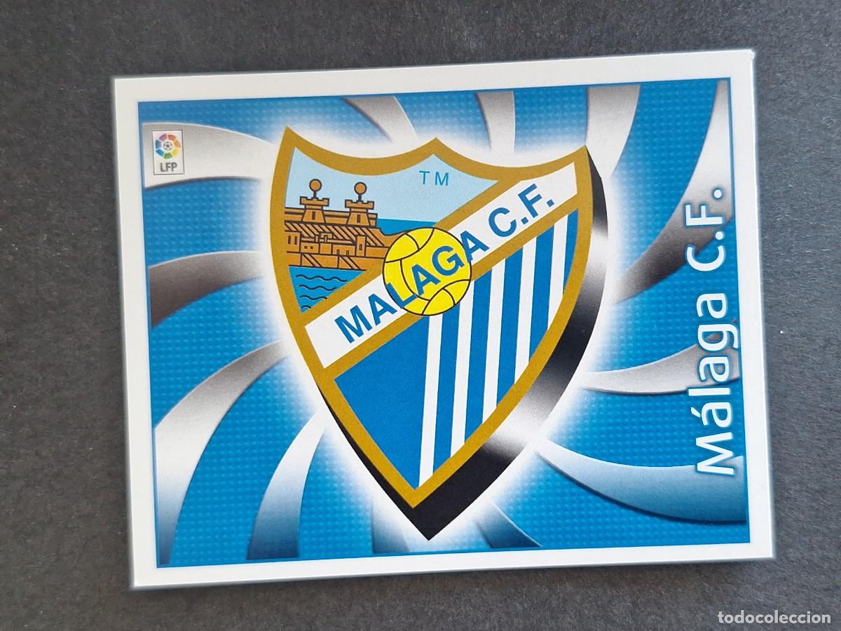 Figurine di Calcio: L4 ESCUDO MALAGA C. F. LIGA ESTE 2004 2005 04 05 NUNCA PEGADO SIN PEGAR