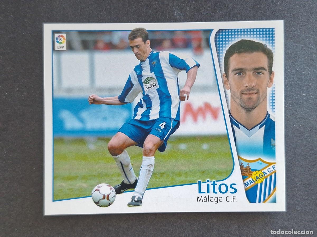 Cromos de f&uacute;tbol: L4 LITOS MALAGA C. F. LIGA ESTE 2004 2005 04 05 NUNCA PEGADO SIN PEGAR