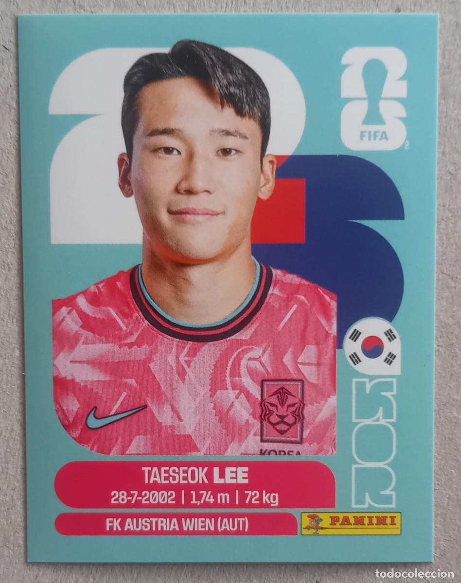 Cromos de f&uacute;tbol: Figurina Panini 2026 Cromo World Cup Usa Mundial 2026 Taeseok Lee Korea Republic n KOR 8