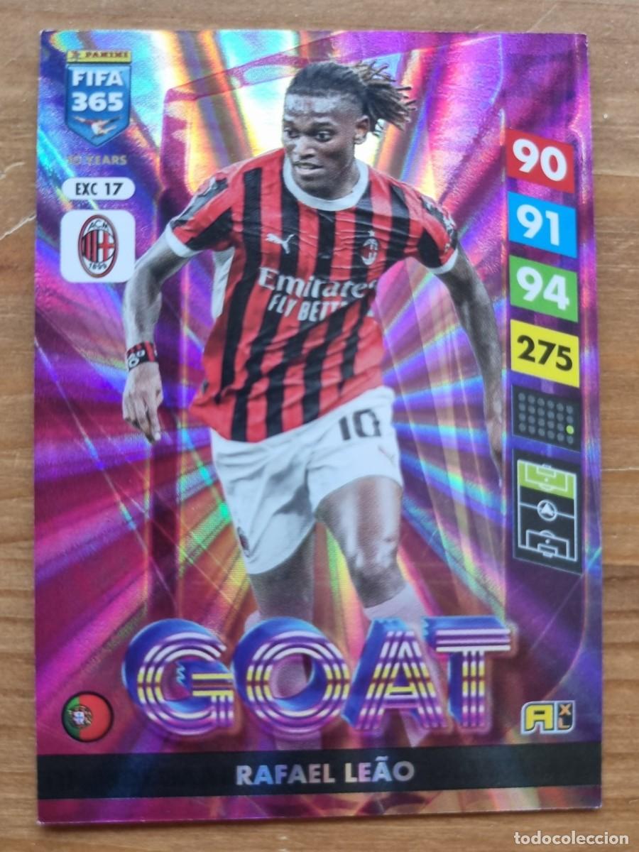 Cromos de f&uacute;tbol: EXC 17 RAFAEL LEAO (AC Milan) GOAT. FIFA 365 2025 Adrenalyn XL (Panini) NUEVO