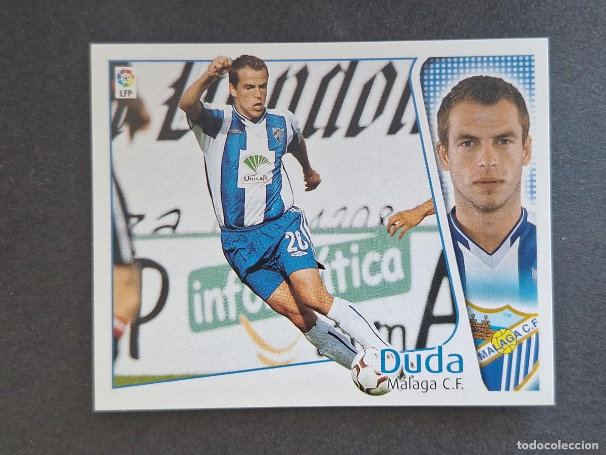 Cromos de f&uacute;tbol: L4 DUDA MALAGA C. F. LIGA ESTE 2004 2005 04 05 NUNCA PEGADO SIN PEGAR