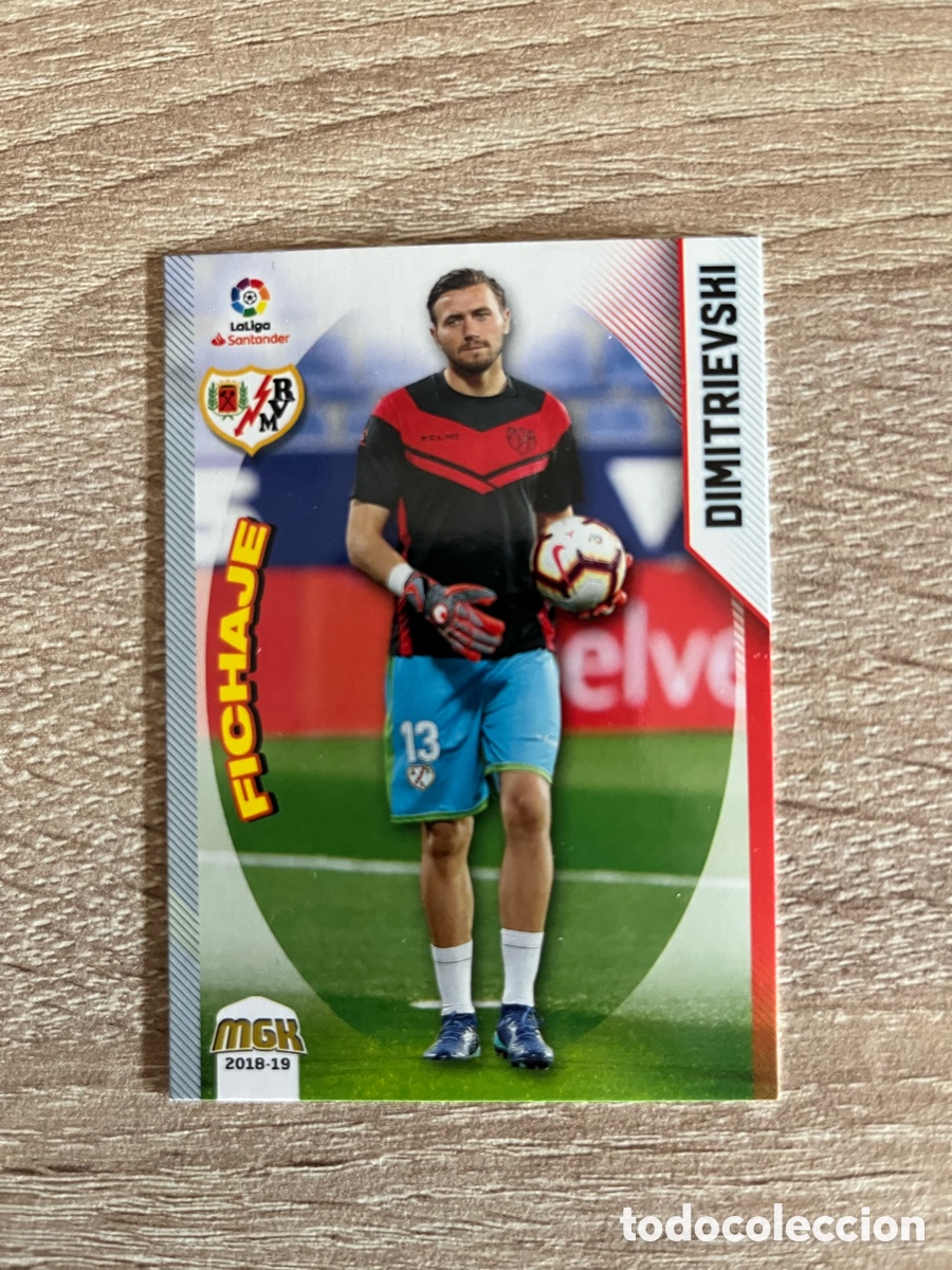 Cromos de f&uacute;tbol: 381 DIMITRIEVSKI ROOKIE FICHAJE MEGACRACKS MGK 2018 2019 18 19 RAYO VALLECANO