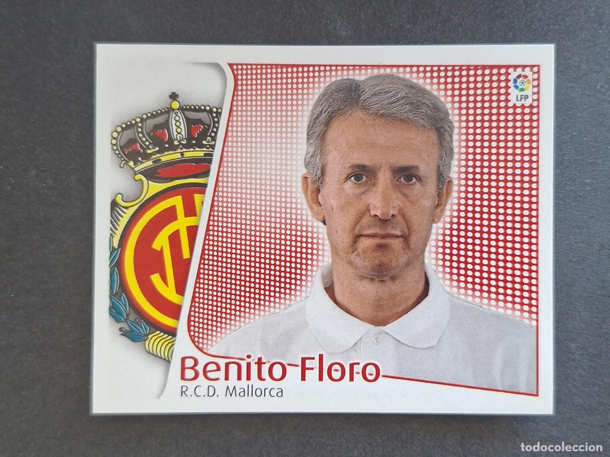 Cromos de f&uacute;tbol: L4 BENITO FLORO ENTRENADOR R. C. D. MALLORCA LIGA ESTE 2004 2005 04 05 NUNCA PEGADO SIN PEGAR