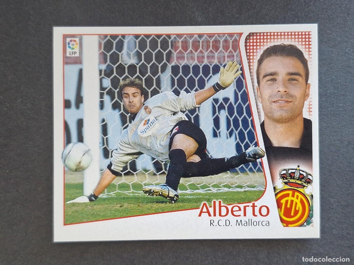 Cromos de f&uacute;tbol: L4 ALBERTO R. C. D. MALLORCA LIGA ESTE 2004 2005 04 05 NUNCA PEGADO SIN PEGAR