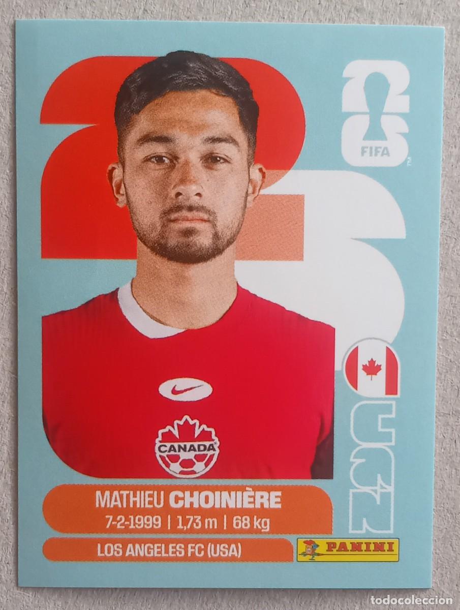 Cromos de f&uacute;tbol: Figurina Panini 2026 Cromo World Cup Usa Mundial 2026 Mathieu Choini&egrave;re Canada n CAN 15