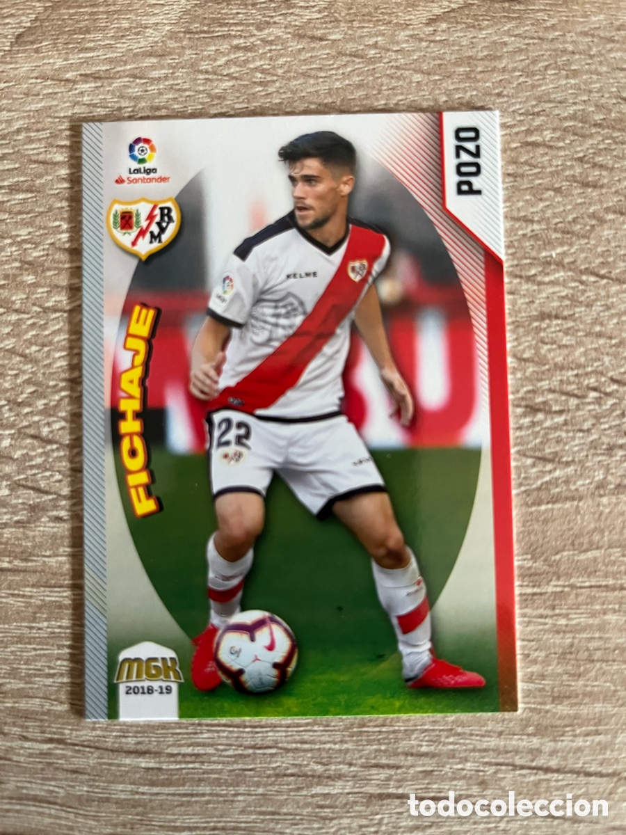 Cromos de Futebol: 393 POZO FICHAJE MEGACRACKS MGK 2018 2019 18 19 RAYO VALLECANO