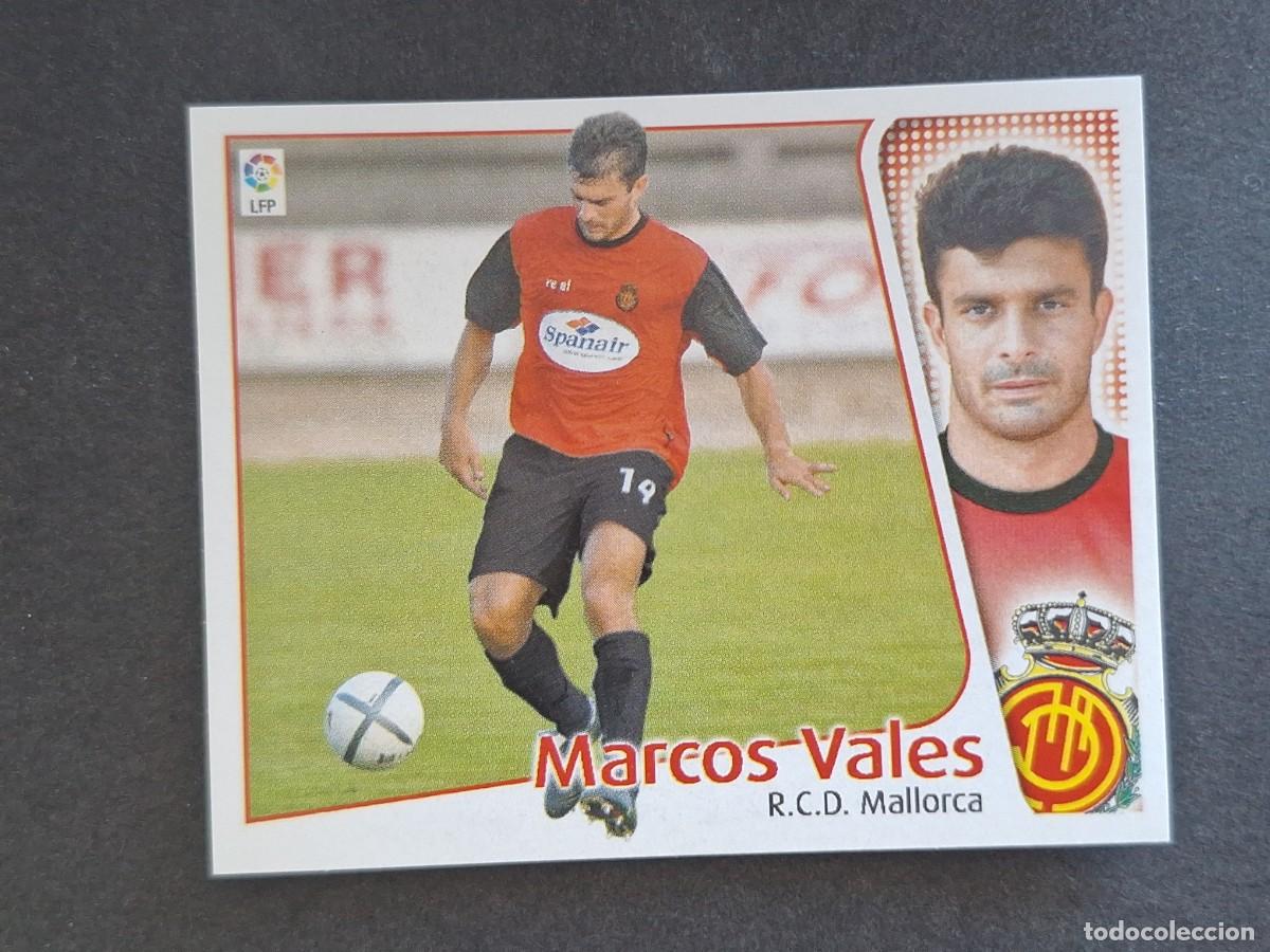 Cromos de Futebol: L4 MARCOS VALES R. C. D. MALLORCA LIGA ESTE 2004 2005 04 05 NUNCA PEGADO SIN PEGAR