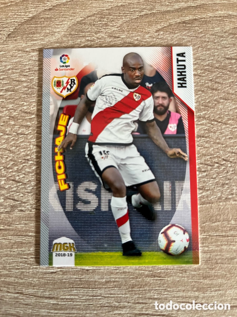Cromos de Futebol: 394 KAKUTA FICHAJE MEGACRACKS MGK 2018 2019 18 19 RAYO VALLECANO