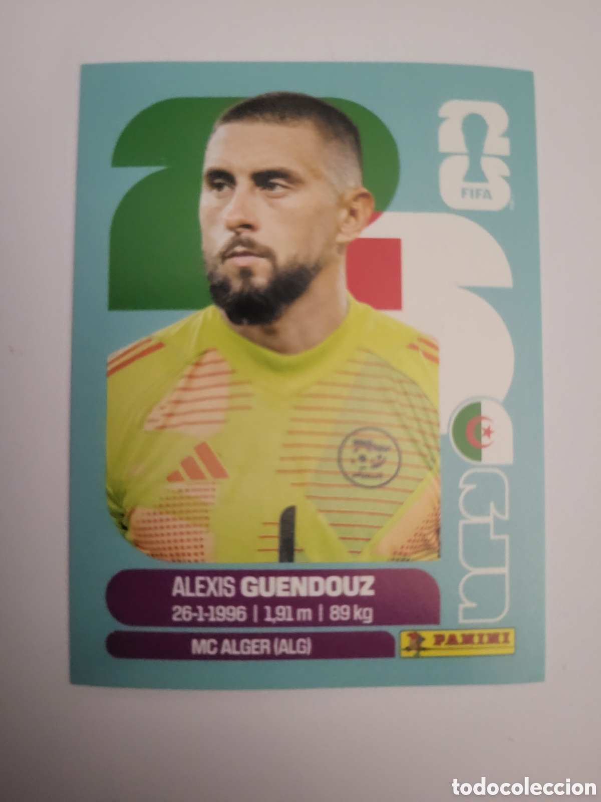 Fu&szlig;ball-Sticker: ALG 2 Alexis Guendouz [Sticker] / FIFA World Cup 2026