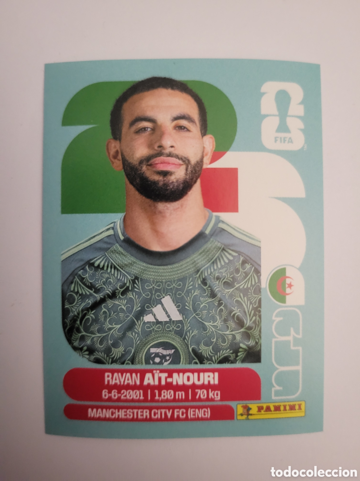 Fu&szlig;ball-Sticker: ALG 5 Rayan Ait-Nouri [Sticker] / FIFA World Cup 2026