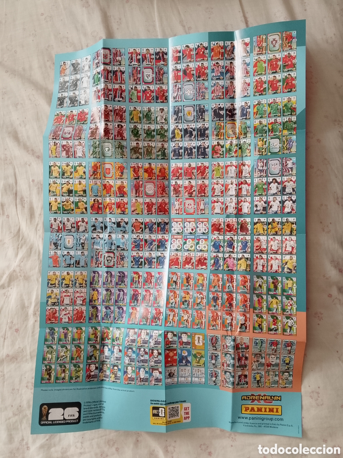 Cromos de Futebol: INDICE CHECKLIST POSTER CROMO FUTBOL PANINI ADRENALYN MUNDIAL 2026 WORLD CUP