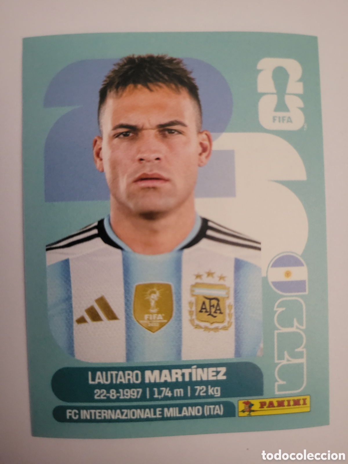 Cromos de Futebol: ARG 18 Lautaro Martinez [Sticker] / FIFA World Cup 2026