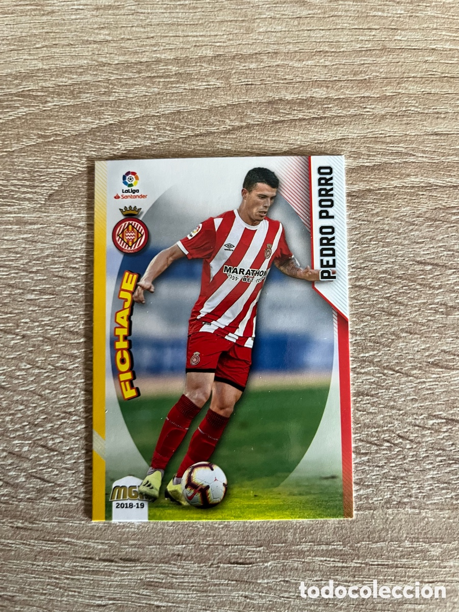 Football Stickers: 254 PEDRO PORRO ROOKIE FICHAJE MEGACRACKS MGK 2018 2019 18 19 GIRONA