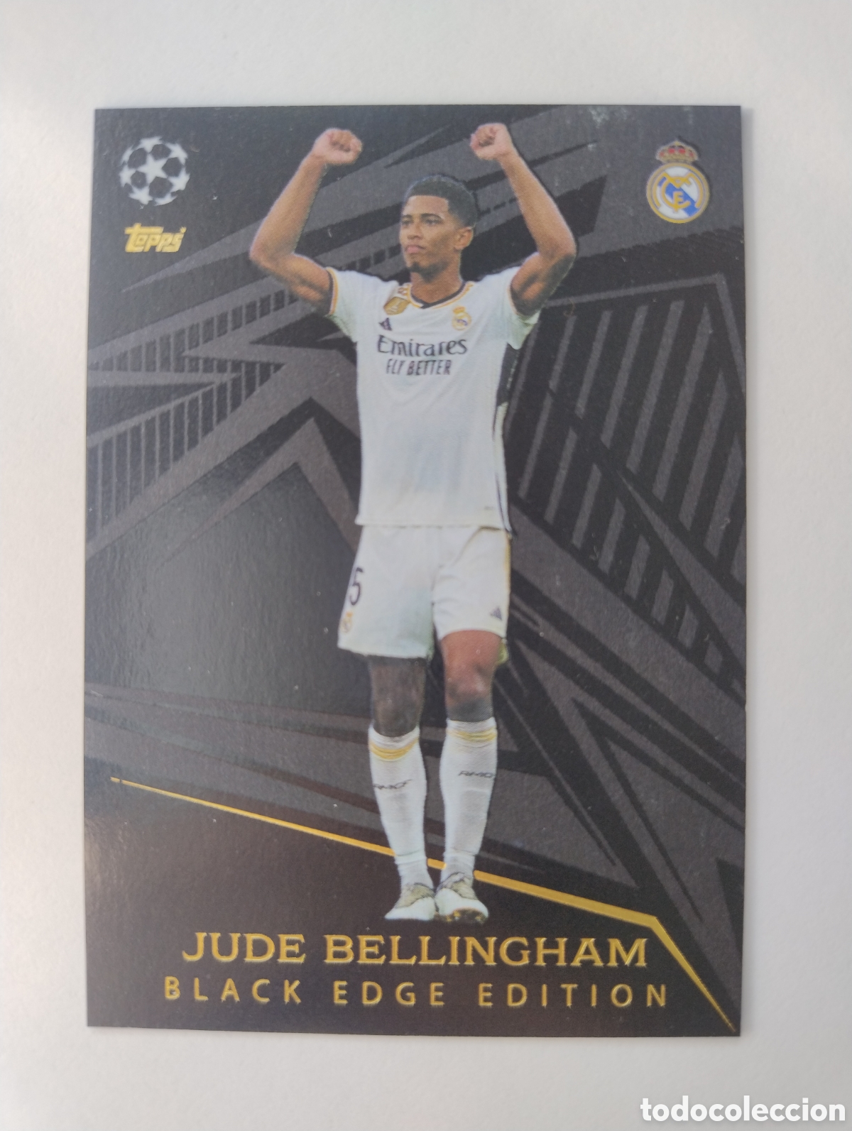 Fu&szlig;ball-Sticker: 256 - Bellingham - Real Madrid - Topps Match Attax 2023 - 2024 Black Edge Edition