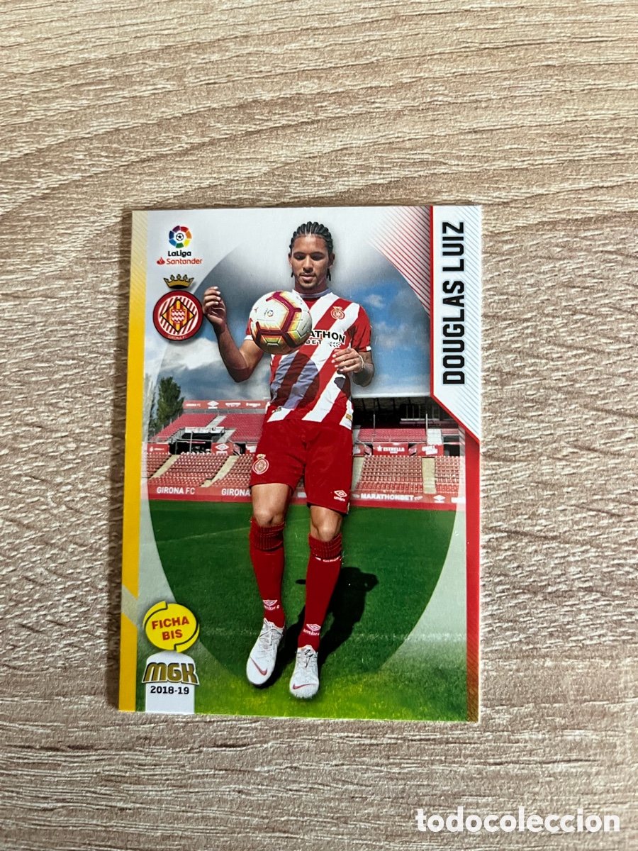 Fu&szlig;ball-Sticker: 258 BIS DOUGLAS LUIZ FICHA BIS FICHAJE MEGACRACKS MGK 2018 2019 18 19 GIRONA
