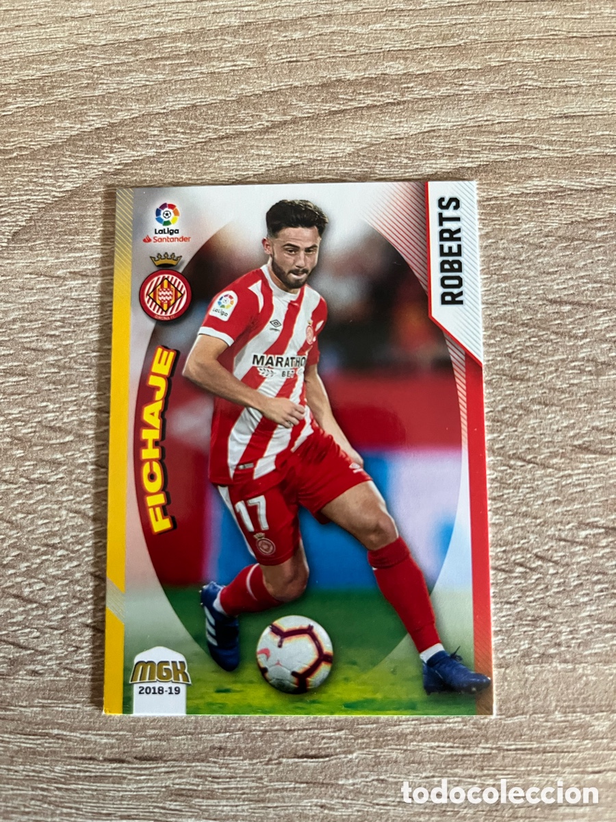 Fu&szlig;ball-Sticker: 260 ROBERTS FICHAJE MEGACRACKS MGK 2018 2019 18 19 GIRONA
