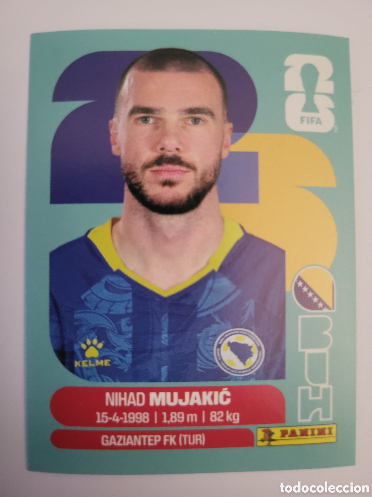 Fu&szlig;ball-Sticker: BIH 5 Nihad Mujakic [Sticker] / FIFA World Cup 2026