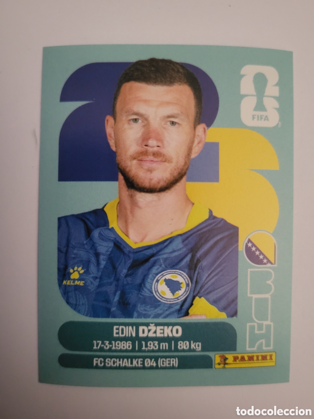 Fu&szlig;ball-Sticker: BIH 18 Edin Dzeko [Sticker] / FIFA World Cup 2026
