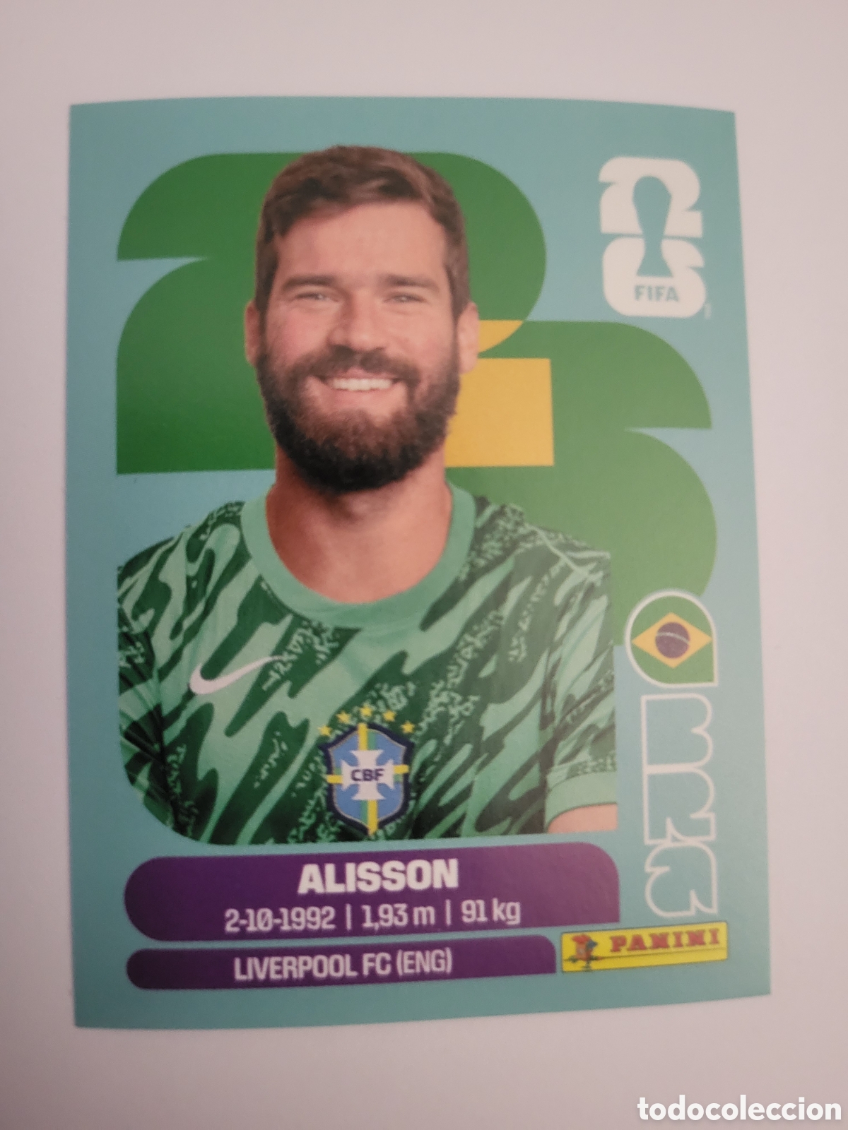 Fu&szlig;ball-Sticker: BRA 2 Alisson [Sticker] / FIFA World Cup 2026