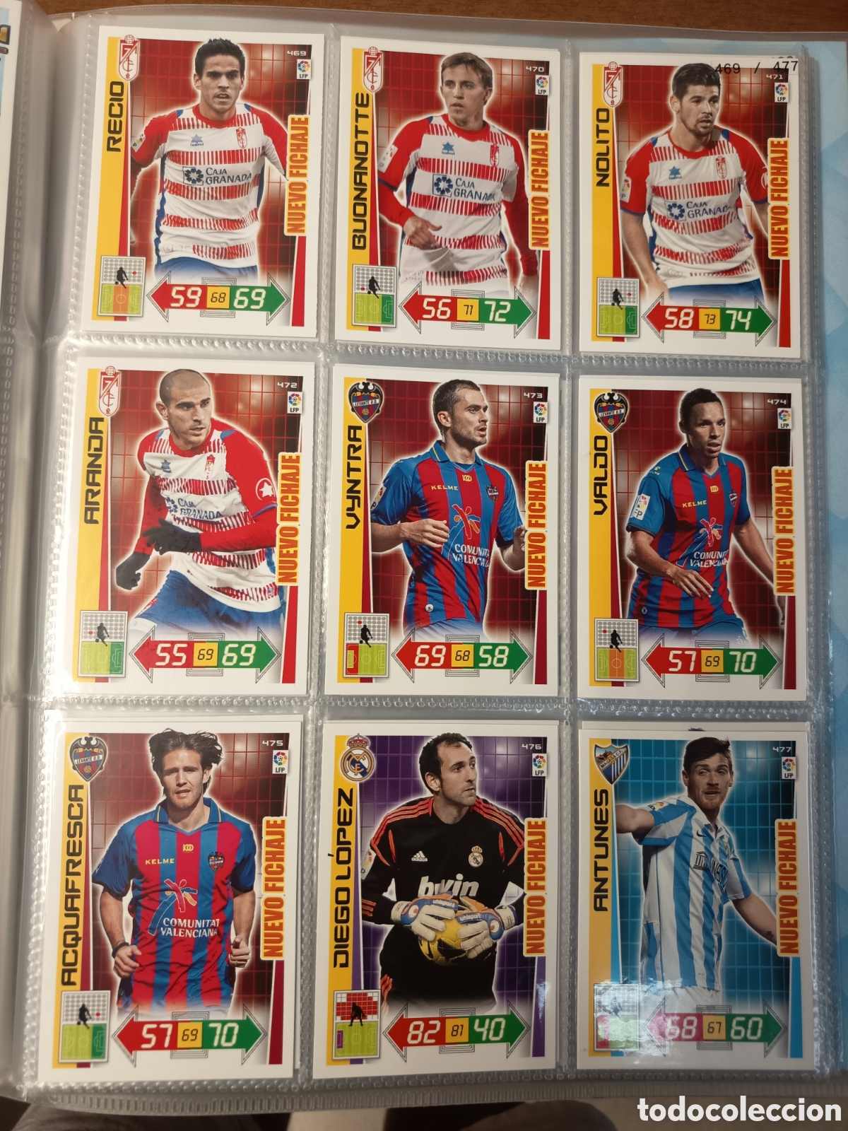 Figurine di Calcio: NUEVO FICHAJE 472 ARANDA ADRENALYN XL LIGA 2012 2013 12-13