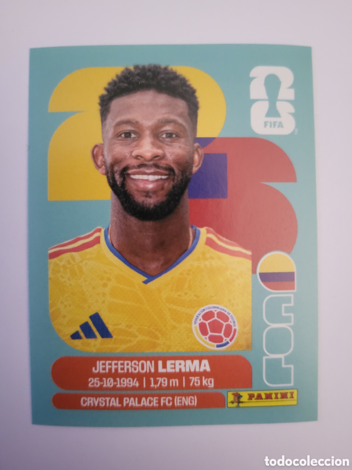 Cromos de f&uacute;tbol: COL 10 Jefferson Lerma [Sticker] / FIFA World Cup 2026
