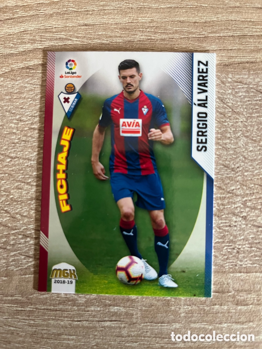 Cromos de f&uacute;tbol: 172 SERGIO &Aacute;LVAREZ FICHAJE MEGACRACKS MGK 2018 2019 18 19 EIBAR