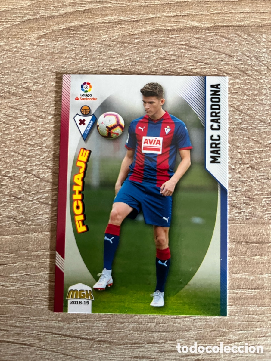Fu&szlig;ball-Sticker: 179 MARC CARDONA FICHAJE MEGACRACKS MGK 2018 2019 18 19 EIBAR