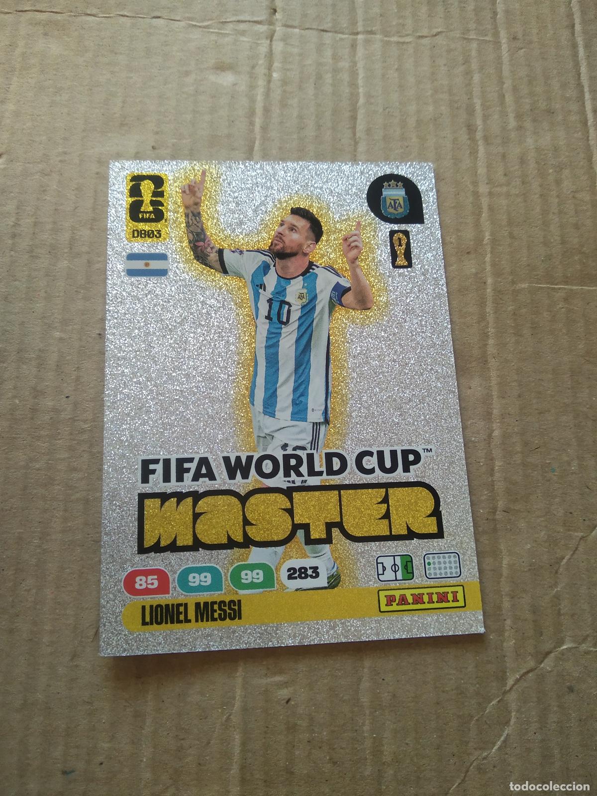 Cromos de f&uacute;tbol: DB3 MESSI ARGENTINA MASTER CROMO FUTBOL PANINI ADRENALYN MUNDIAL 2026 WORLD CUP COPA DEL MUNDO