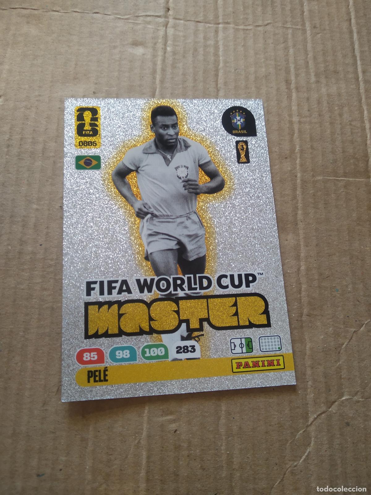Fu&szlig;ball-Sticker: DB5 PELE BRASIL MASTER CROMO FUTBOL PANINI ADRENALYN MUNDIAL 2026 WORLD CUP COPA DEL MUNDO