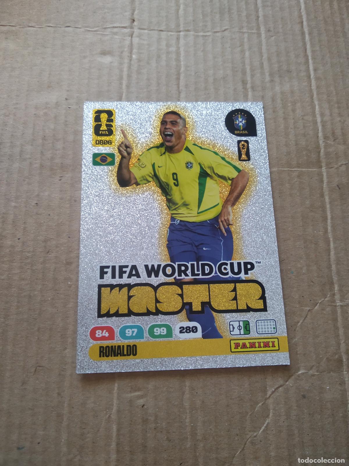 Fu&szlig;ball-Sticker: DB6 RONALDO BRASIL MASTER CROMO FUTBOL PANINI ADRENALYN MUNDIAL 2026 WORLD CUP COPA DEL MUNDO