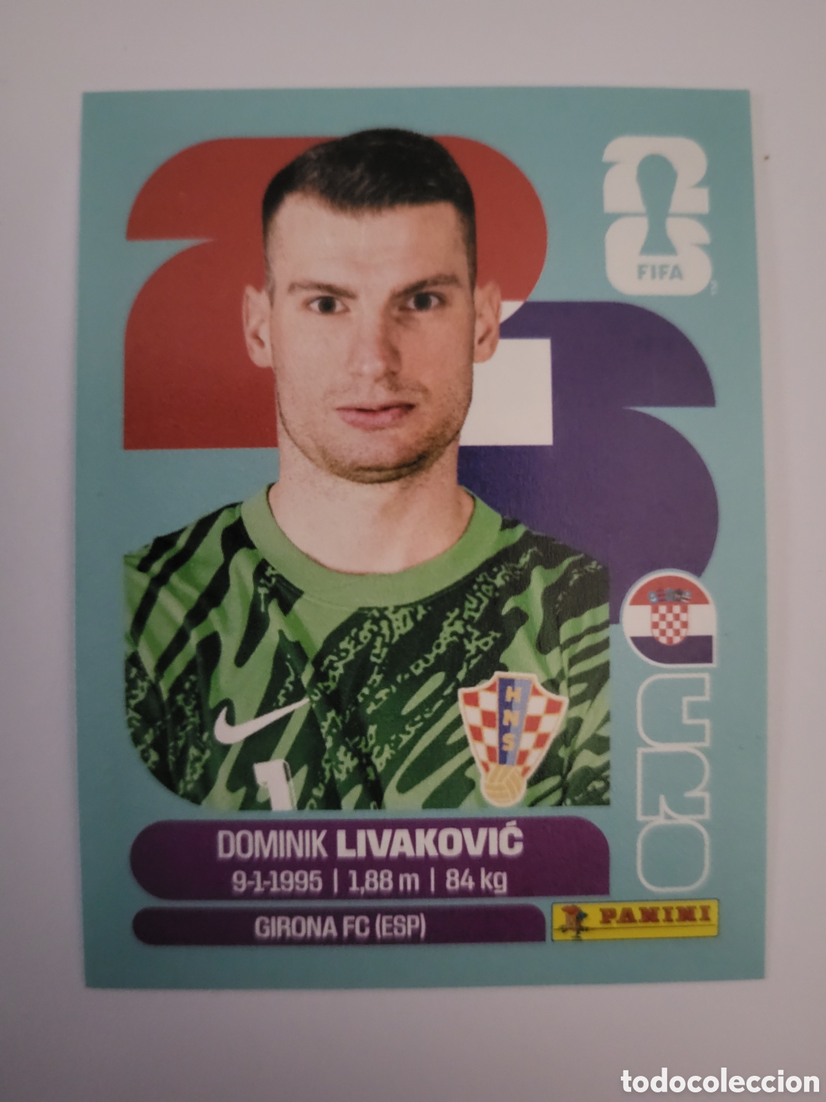 Fu&szlig;ball-Sticker: CRO 2 Dominik Livakovic [Sticker] / FIFA World Cup 2026
