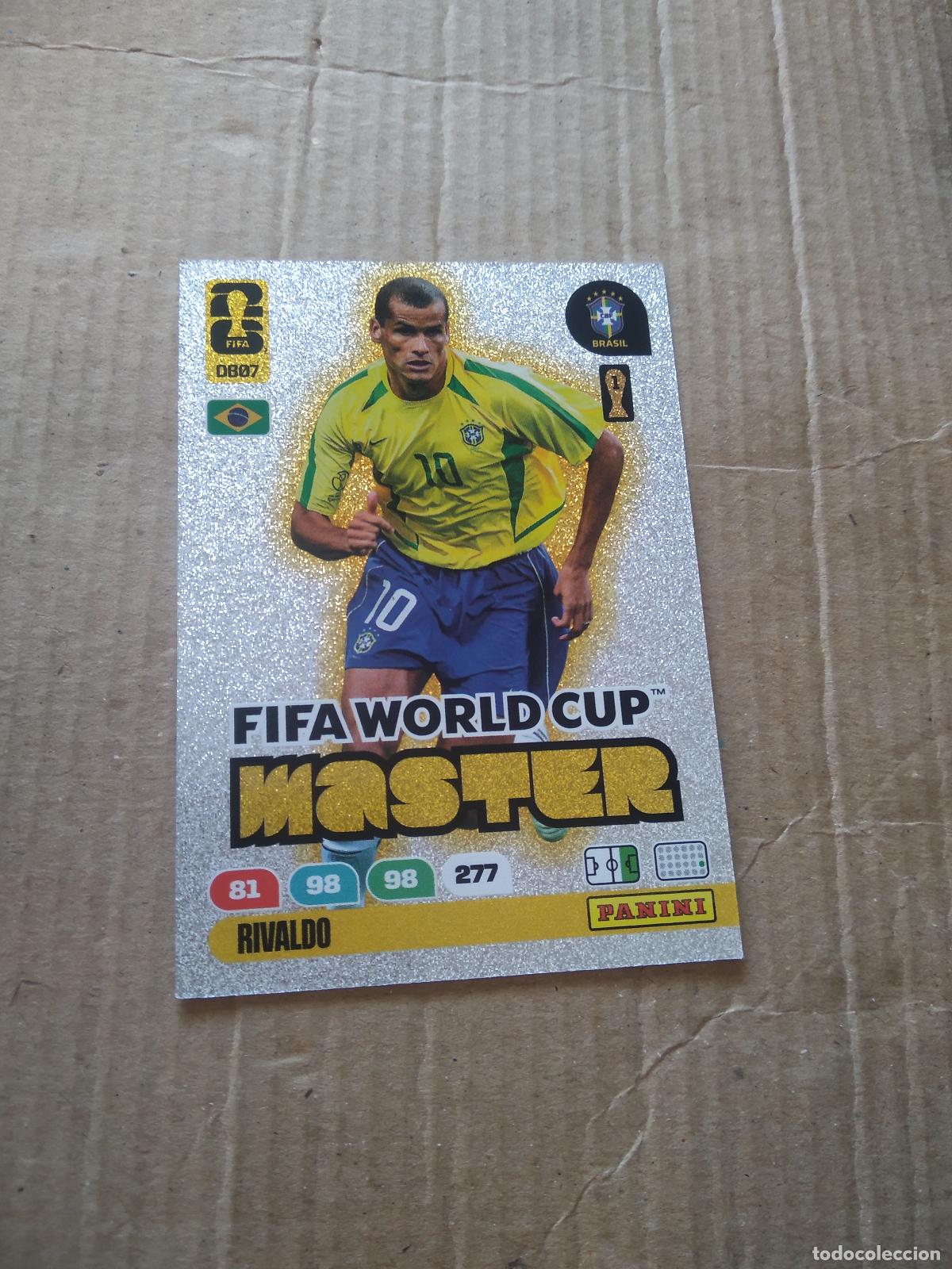 Fu&szlig;ball-Sticker: DB7 RIVALDO BRASIL MASTER CROMO FUTBOL PANINI ADRENALYN MUNDIAL 2026 WORLD CUP COPA DEL MUNDO