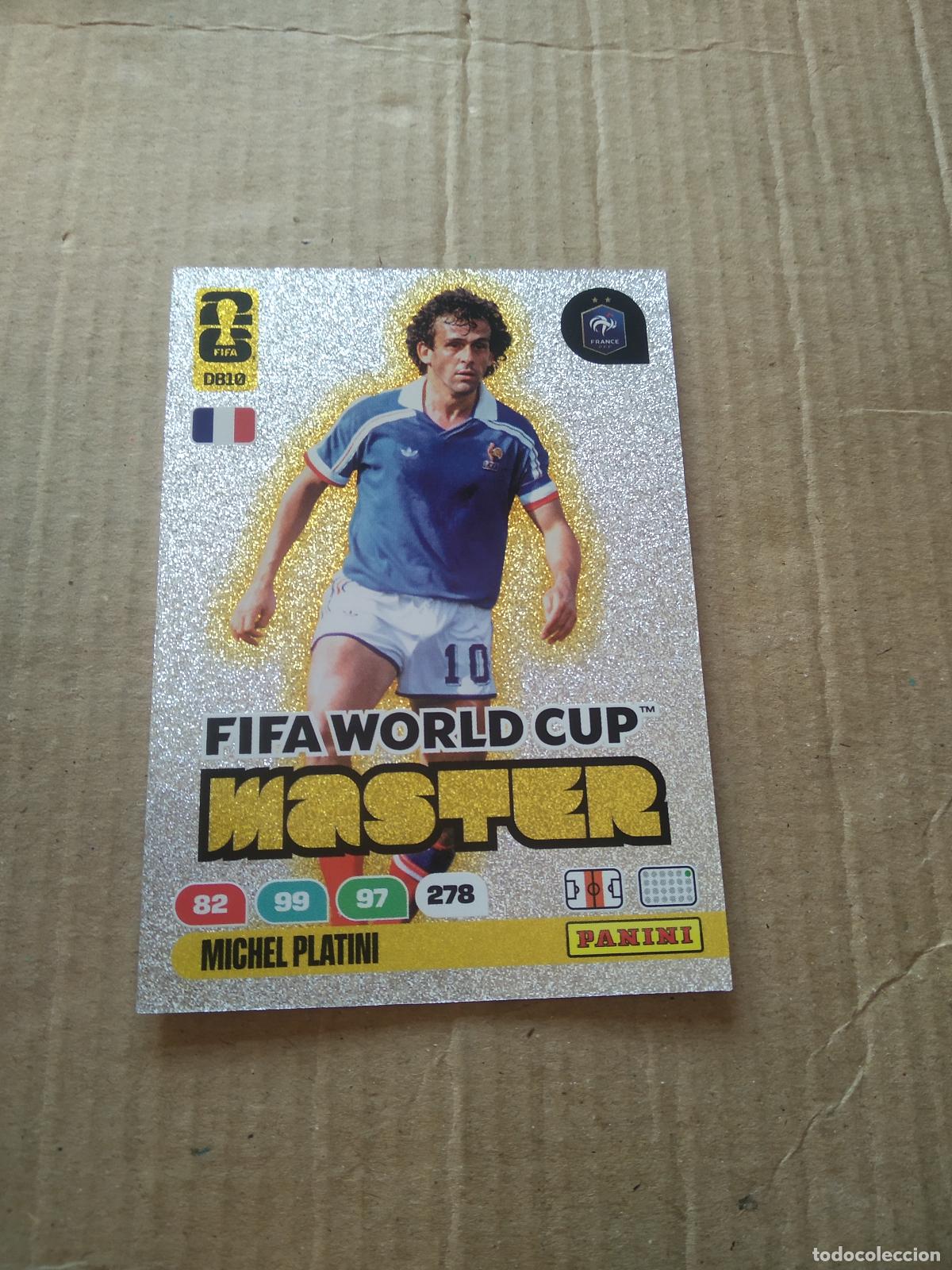 Fu&szlig;ball-Sticker: DB10 PLATINI FRANCIA MASTER CROMO FUTBOL PANINI ADRENALYN MUNDIAL 2026 WORLD CUP COPA DEL MUNDO