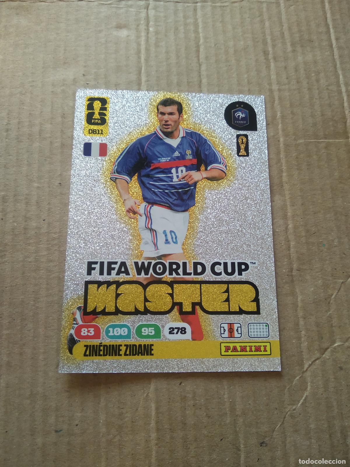 Fu&szlig;ball-Sticker: DB11 ZIDANE FRANCIA MASTER CROMO FUTBOL PANINI ADRENALYN MUNDIAL 2026 WORLD CUP COPA DEL MUNDO
