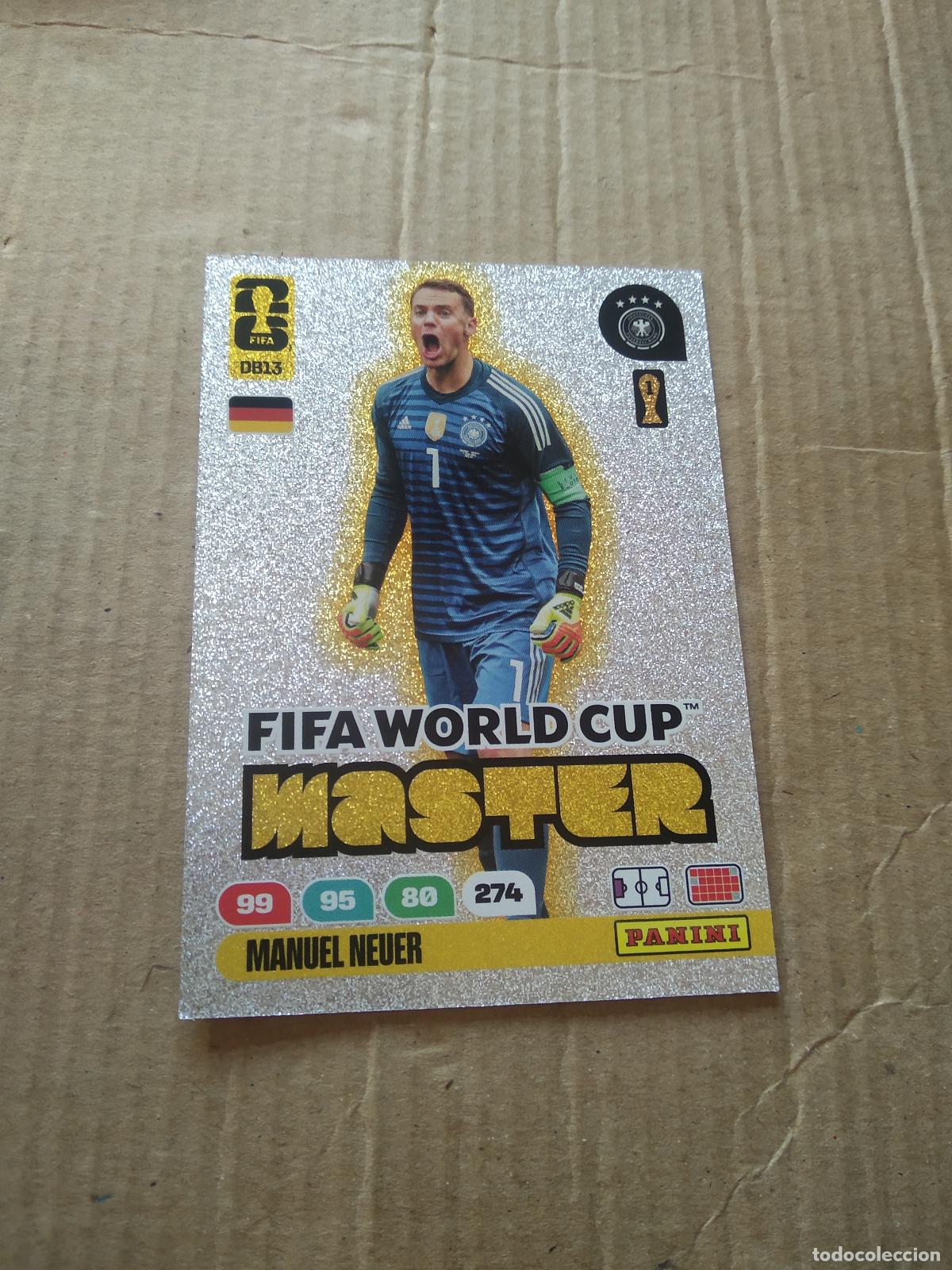 Fu&szlig;ball-Sticker: DB13 NEUER ALEMANIA MASTER CROMO FUTBOL PANINI ADRENALYN MUNDIAL 2026 WORLD CUP COPA DEL MUNDO
