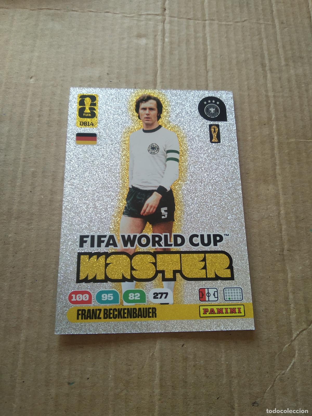 Fu&szlig;ball-Sticker: DB14 BECKENBAUER ALEMANIA MASTER CROMO FUTBOL PANINI ADRENALYN MUNDIAL 2026 WORLD CUP COPA DEL MUNDO