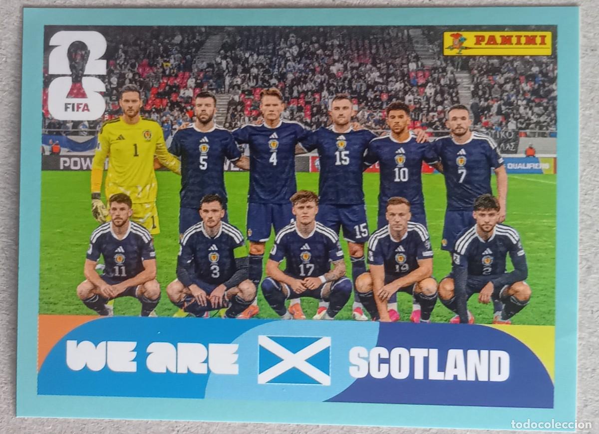 Cromos de Futebol: Figurina Panini 2026 Cromo World Cup Usa Mundial 2026 squadra alineaci&oacute;n team Scotland n SCO 13