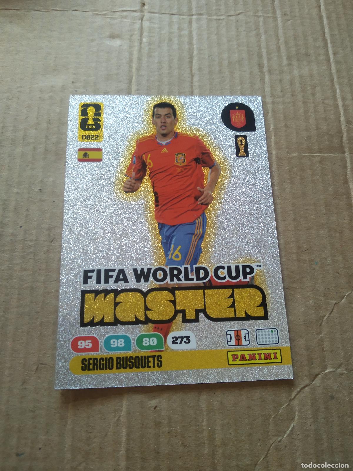 Cromos de Futebol: DB22 BUSQUETS ESPA&Ntilde;A MASTER CROMO FUTBOL PANINI ADRENALYN MUNDIAL 2026 WORLD CUP COPA DEL MUNDO