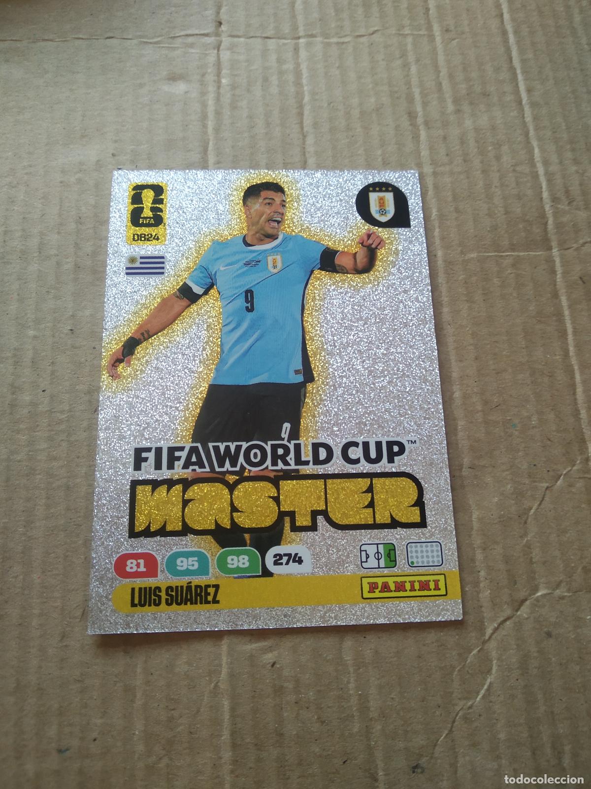 Cromos de Futebol: DB24 LUIS SUAREZ URUGUAY MASTER CROMO FUTBOL PANINI ADRENALYN MUNDIAL 2026 WORLD CUP COPA DEL MUNDO